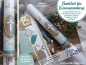 Preview: DIY BASTELSET Kommunionkerze LISA© Oval | Weizen Blattwerk Christenfisch Blüten Taupe Altrosa Eukalyptus Kreuz Sisalband