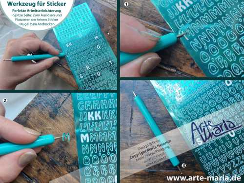 Sticker Buchstaben von A - Z + Zahlen / Aufkleber Zahlen Buchstaben kinderleichte Kerzenbeschriftung Vinyl Scrapbooking | Kerzen basteln