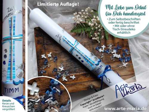 48 € Sonderbestellung für ANITA | fertige Kerze TIMM | bitte keine Fremdkäufer